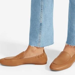 Everlane The Day Loafer Leather Shoes Flat Caramel
